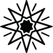 Logo de Lucas Petit - étoile à 8 branches